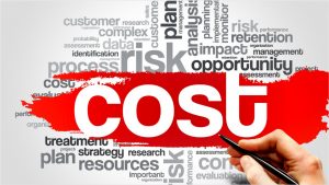 Financial cost is weighed against opportunity cost and other factors